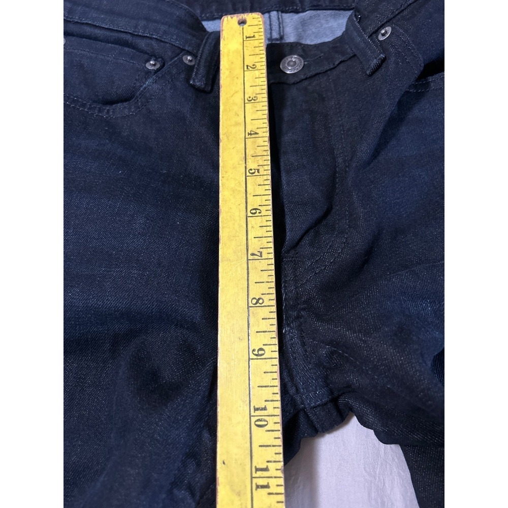 Levis 511 Commuter Slim Fit Jeans Midnight Blue Mens Reflective Selvage 32x30 - Picture 7 of 9